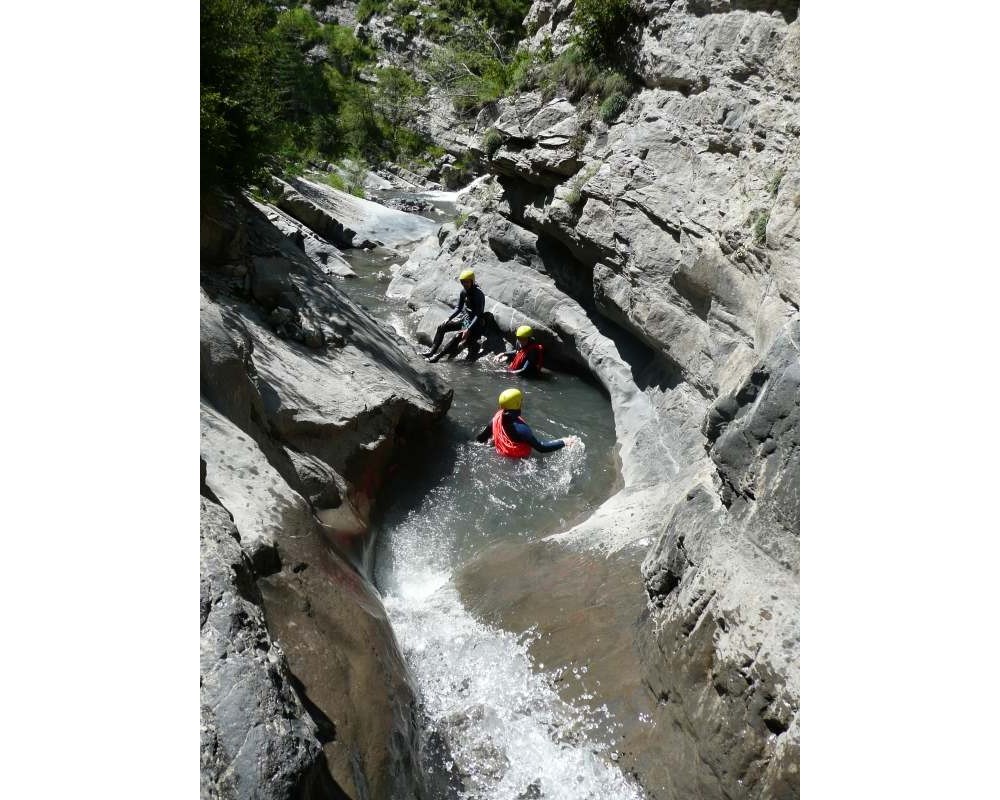 Canyoning at Chaudan