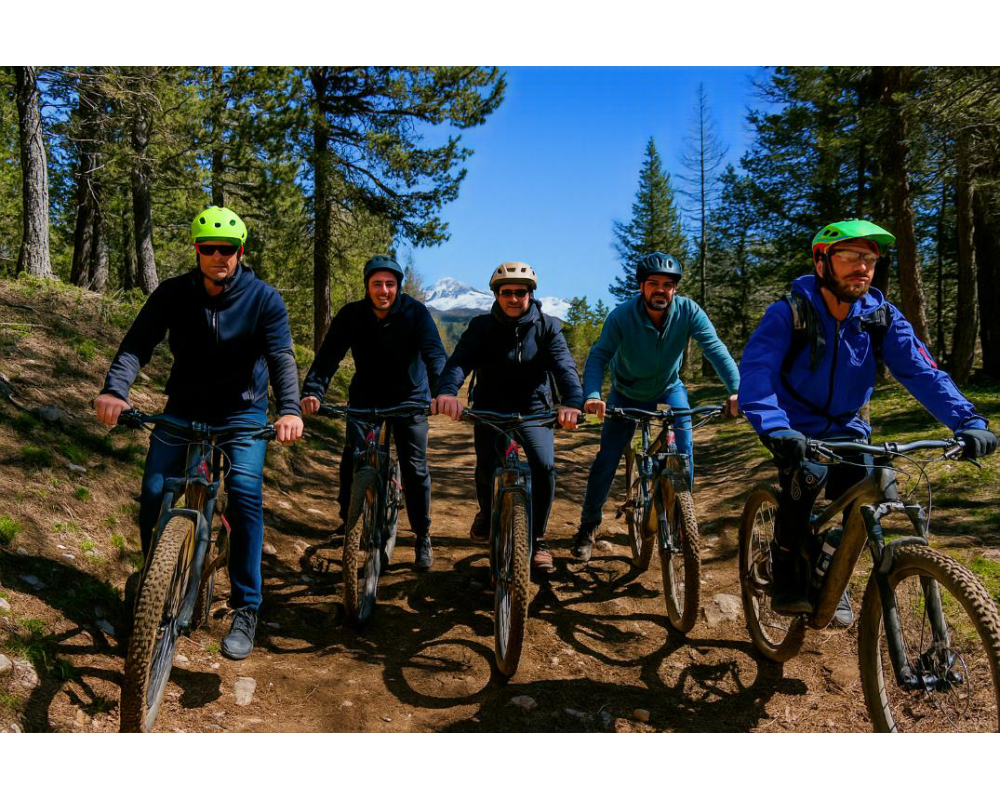 Kopie van Downhill mountainbiken op paden Kopie van Downhill mountainbiken op paden