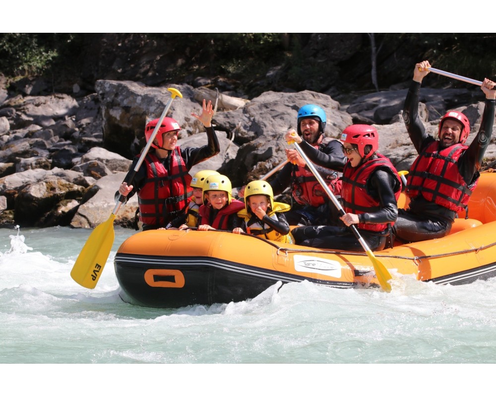 Rafting famille Durance