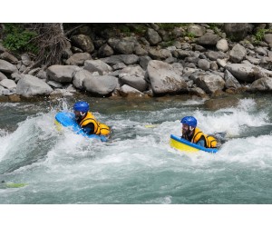 Wildwaterzwemmen op de Ubaye