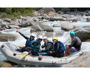 Rafting down the Ubaye